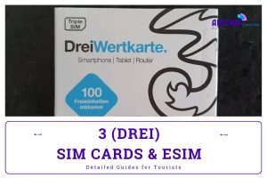 Drei SIM Card and eSIM