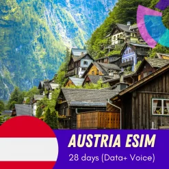 Austria eSIM 28 days data and calls